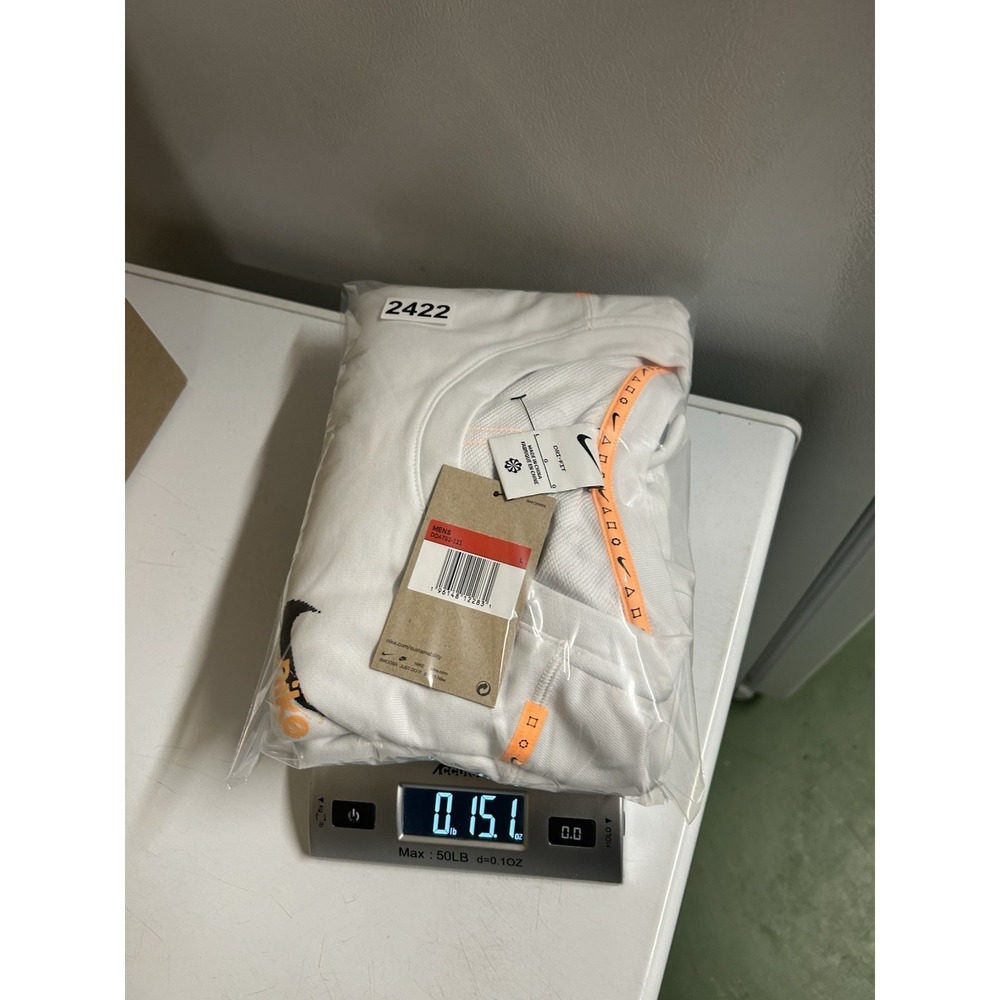 Nike Running Dri Fit D.Y.E. Crewneck Sweatshirt Graphic White DQ4792-121 Large - Picture 6 of 6